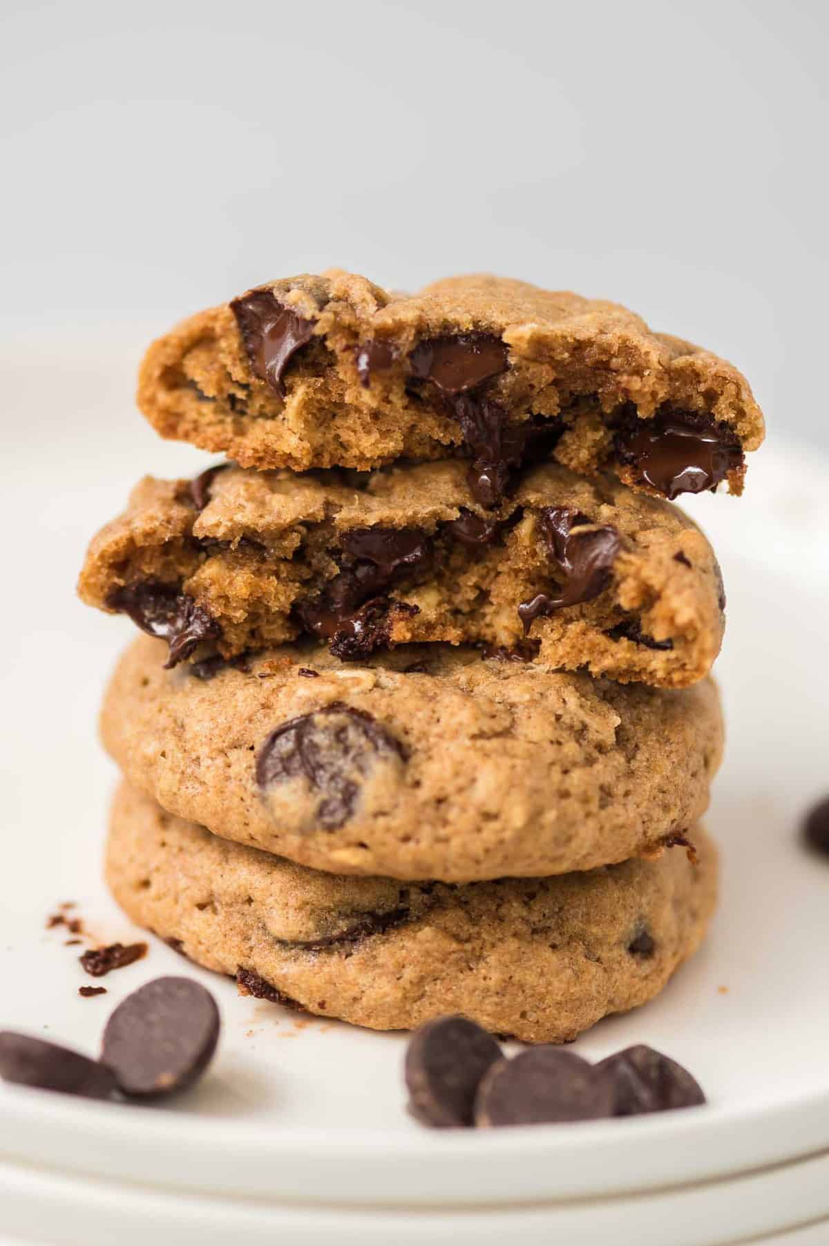 Whole Wheat Chocolate Chip Cookies