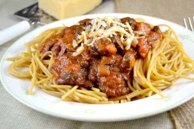 Easy Meatless Spaghetti