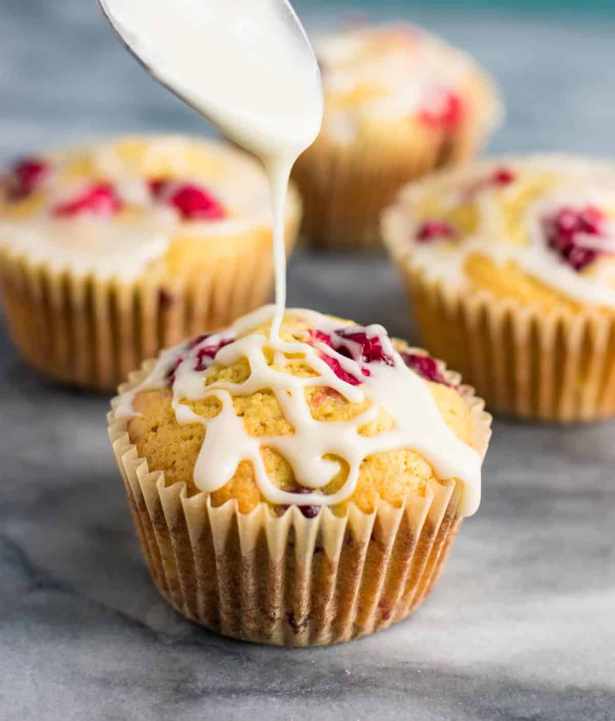 Cranberry Cream Cheese Muffins