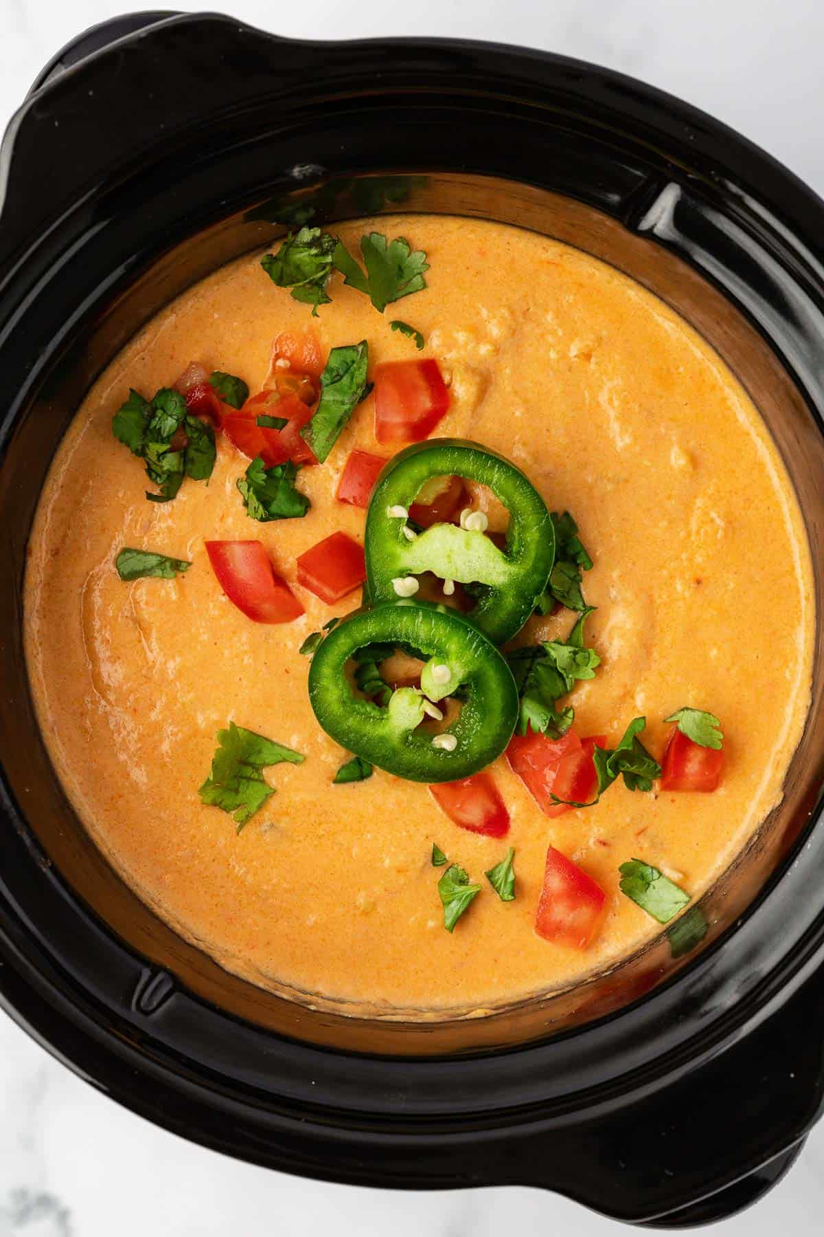 Crock Pot Queso Cheese Dip