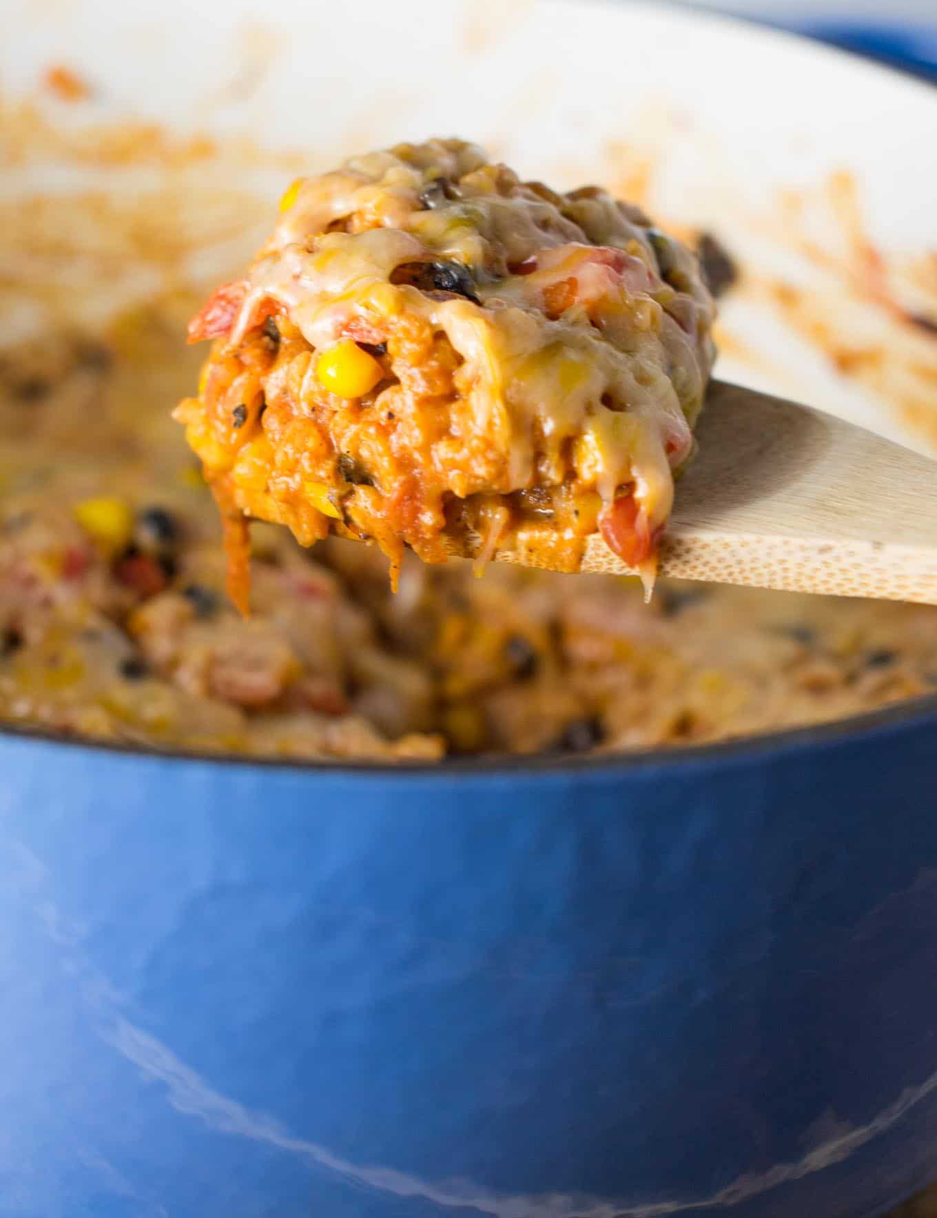 Easy vegetarian mexican rice casserole recipe