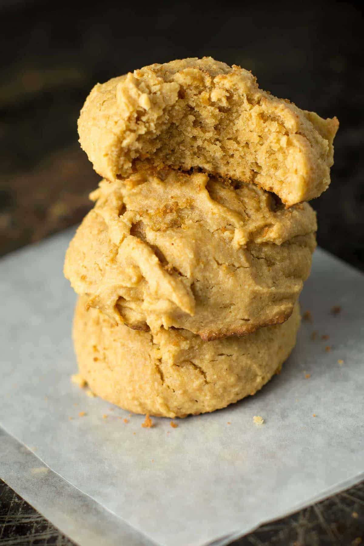 Perfect Fluffy Peanut Butter Cookies