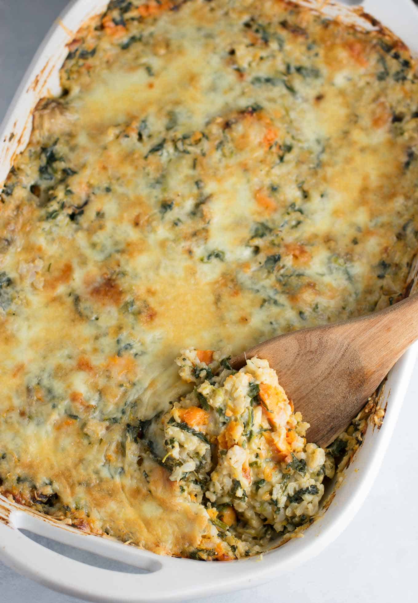 Sweet Potato Brown Rice Casserole