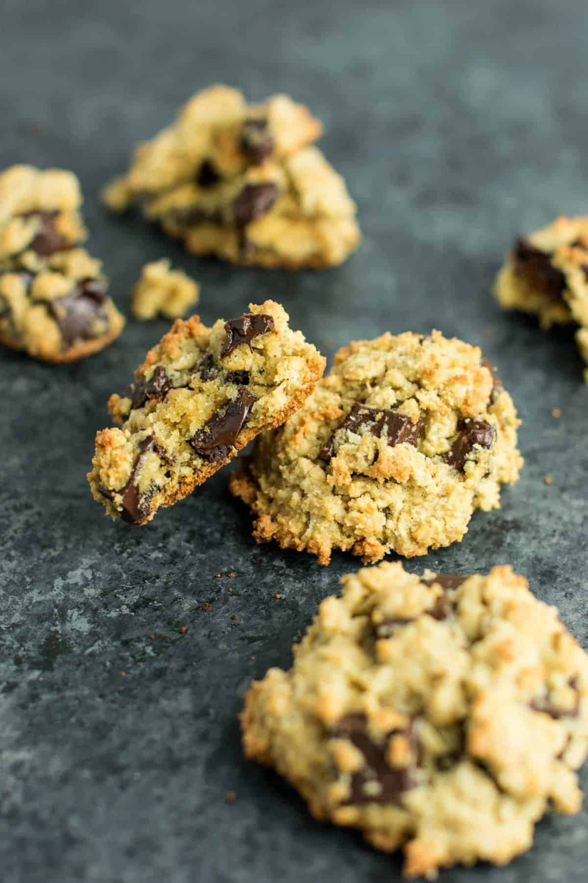 Gluten Free Oatmeal Chocolate Chip Cookies