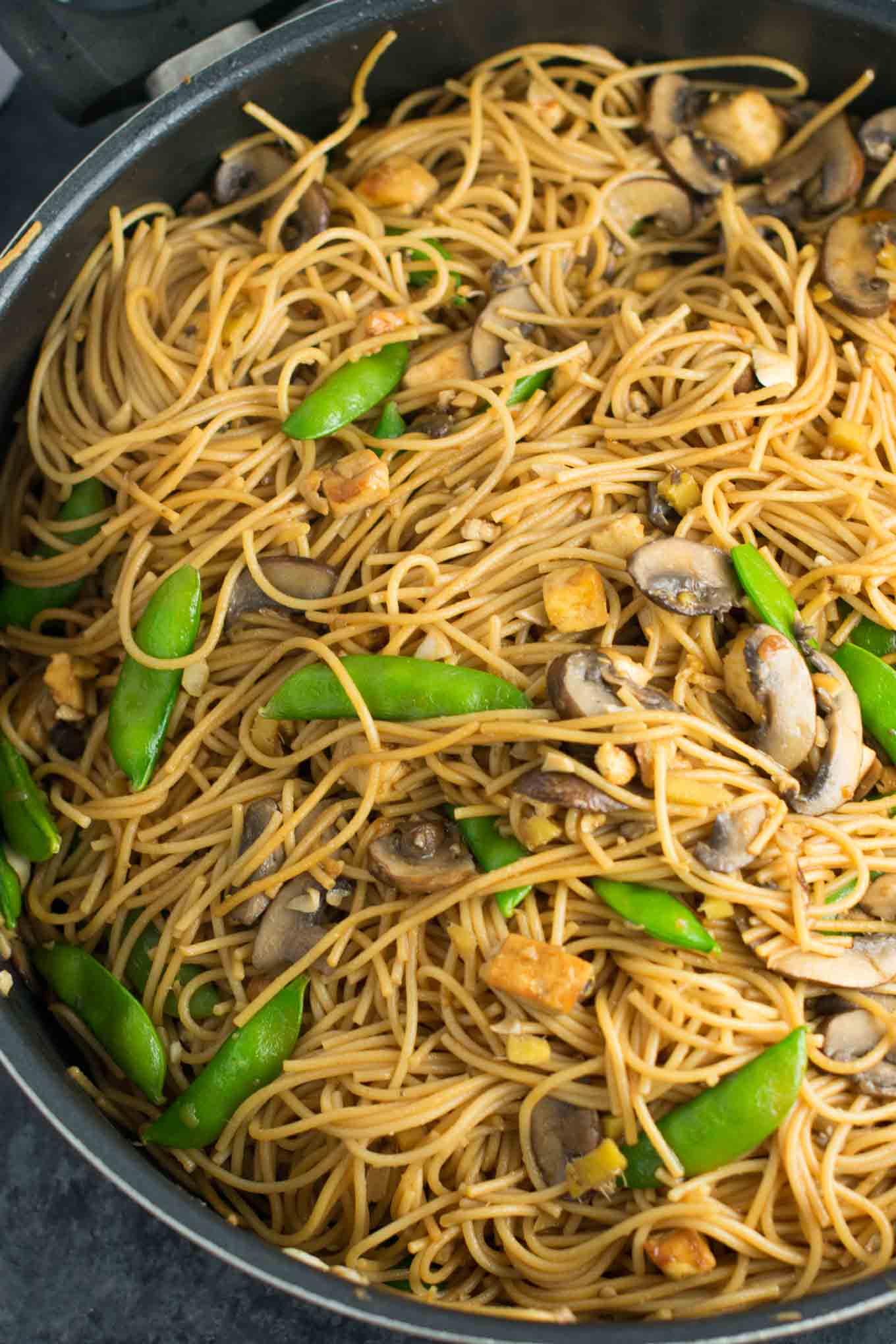 Easy Tofu Lo Mein