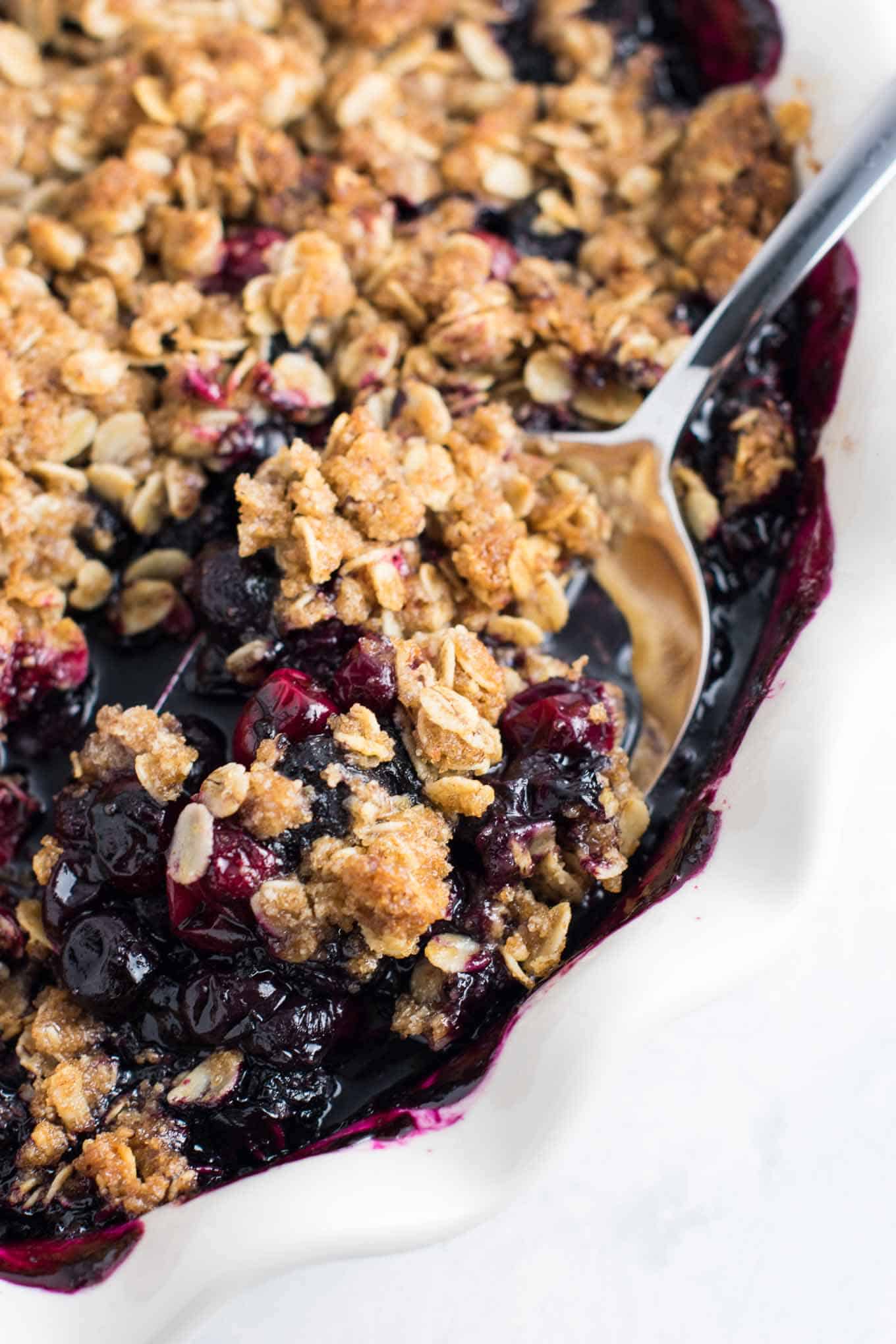 Cranberry Blueberry Crisp