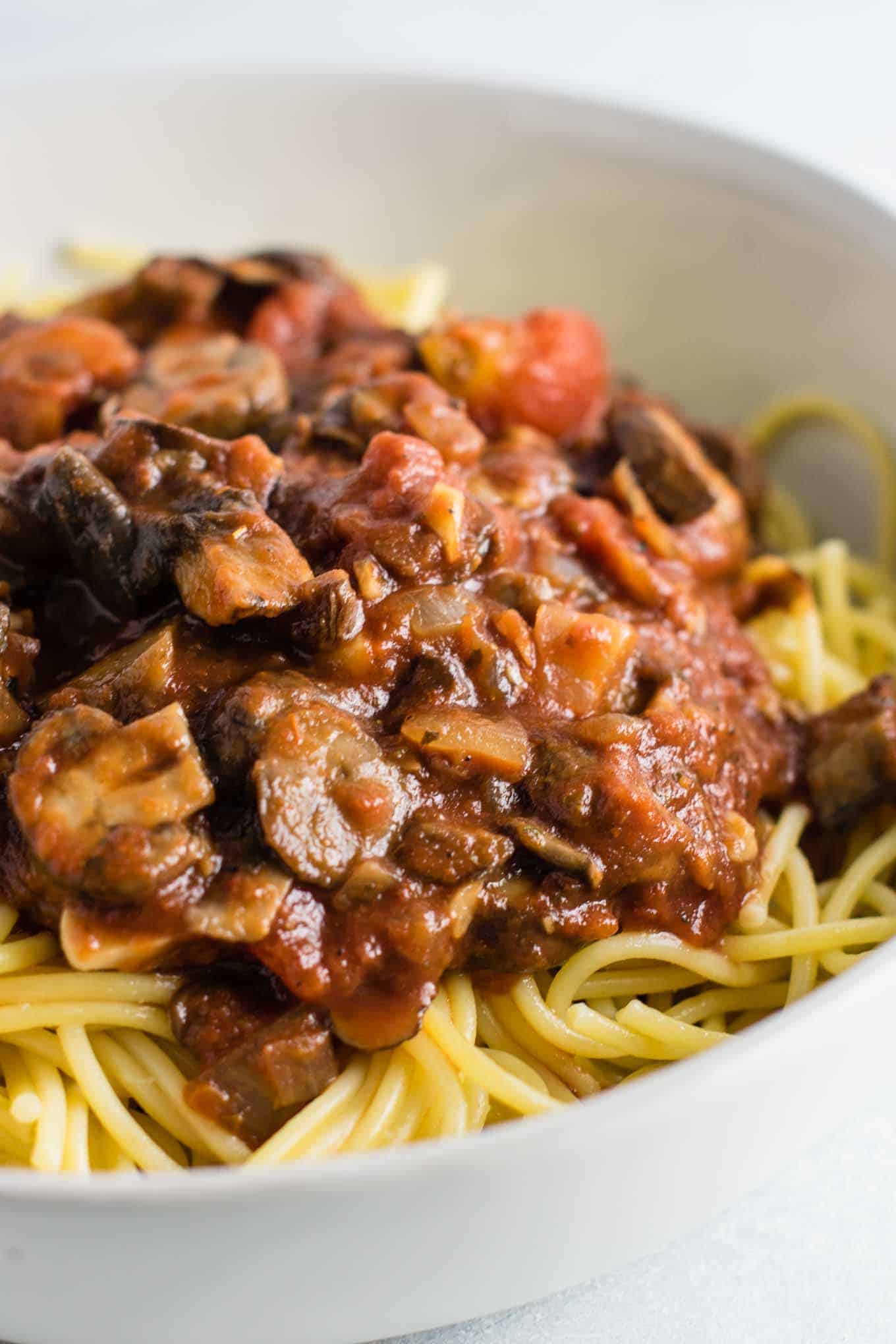 Vegetarian Meatless Spaghetti Sauce Recipe