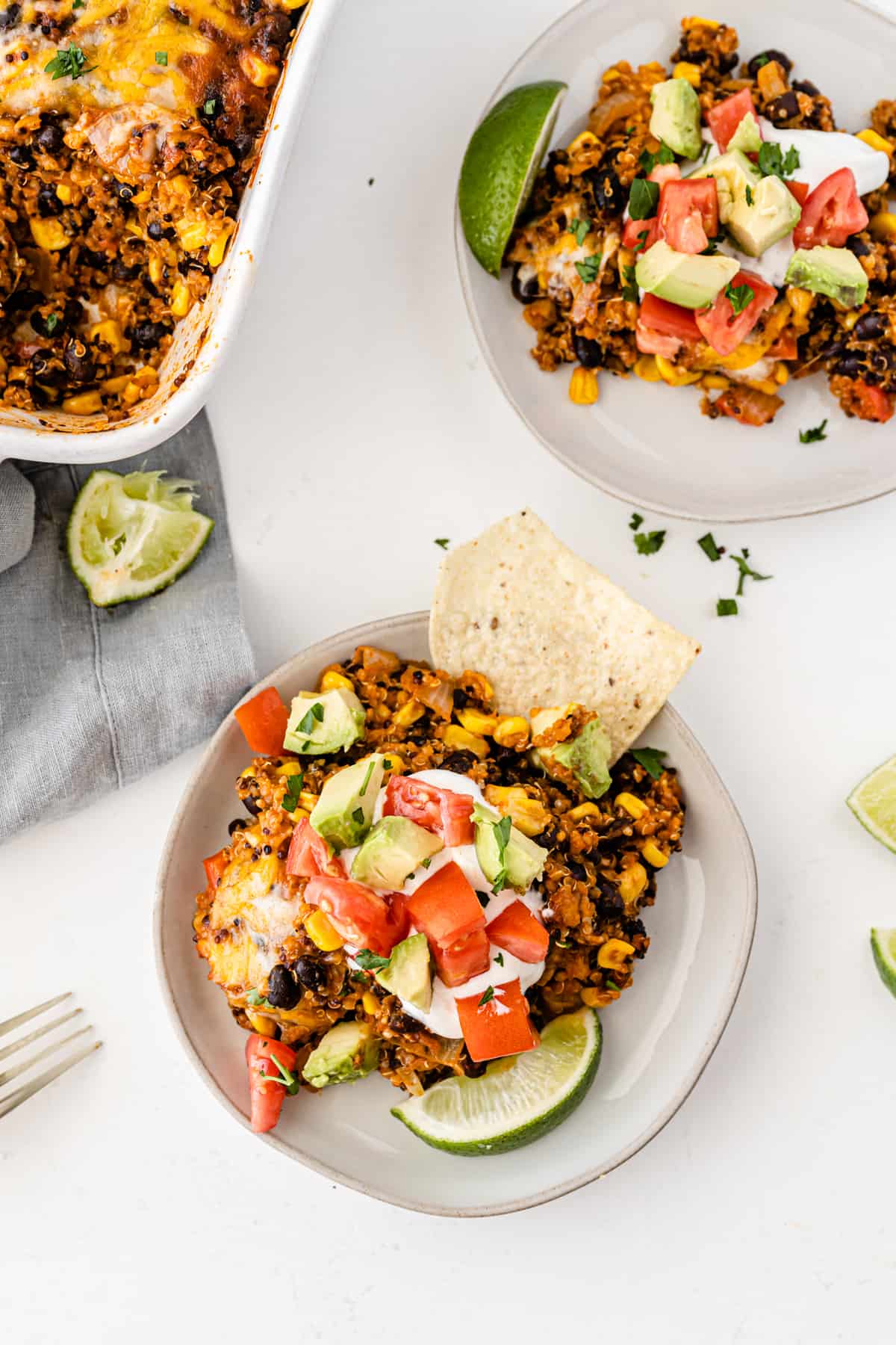 Quinoa Enchilada Casserole