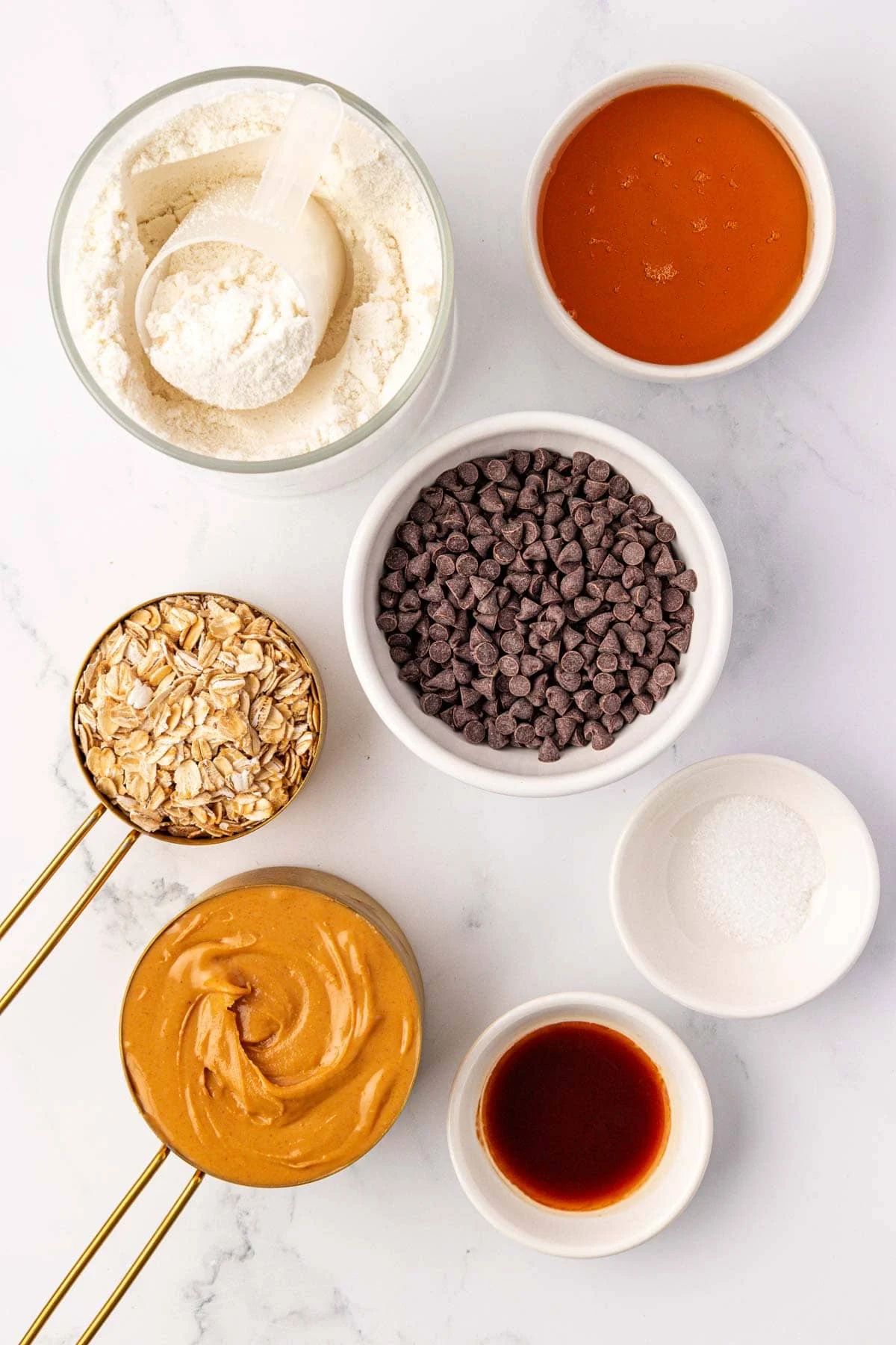 ingredients to make protein bars