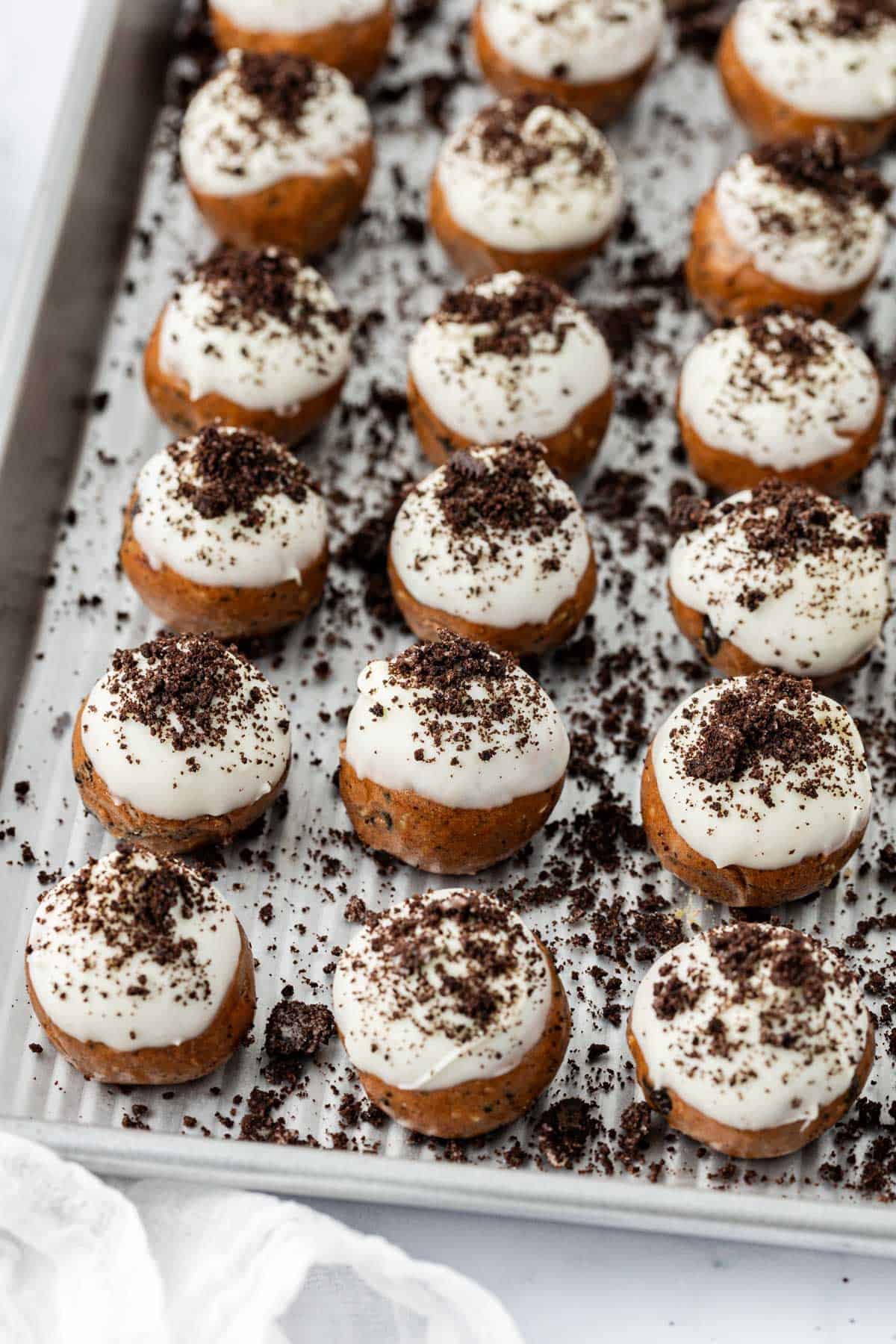 cookies and cream protein balls