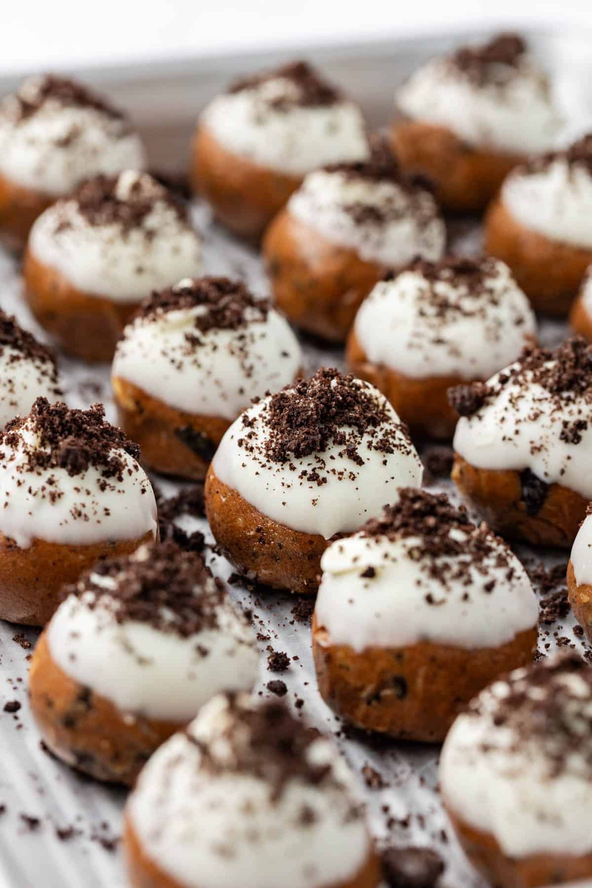 cookies and cream protein balls