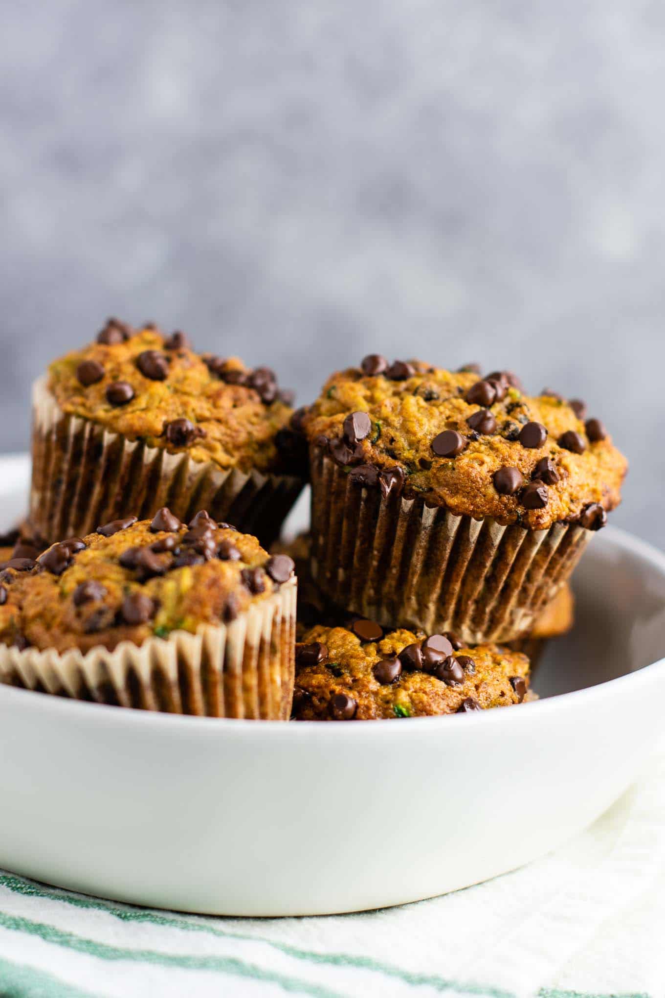 Zucchini Chocolate Chip Muffins