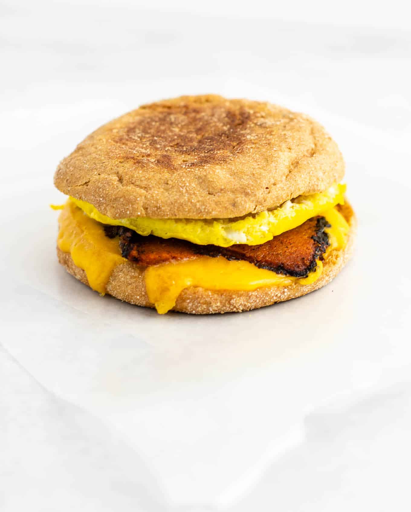 Meal Prep Vegetarian Breakfast Sandwich
