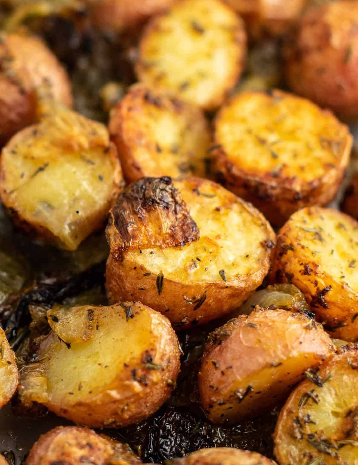 Roasted Potatoes and Onions