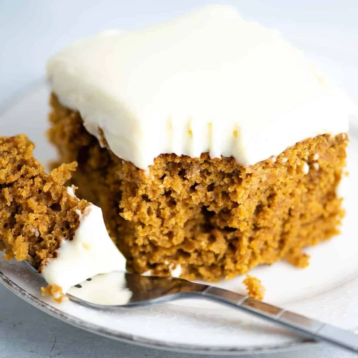 Pumpkin Cake Recipe with Cream Cheese Frosting