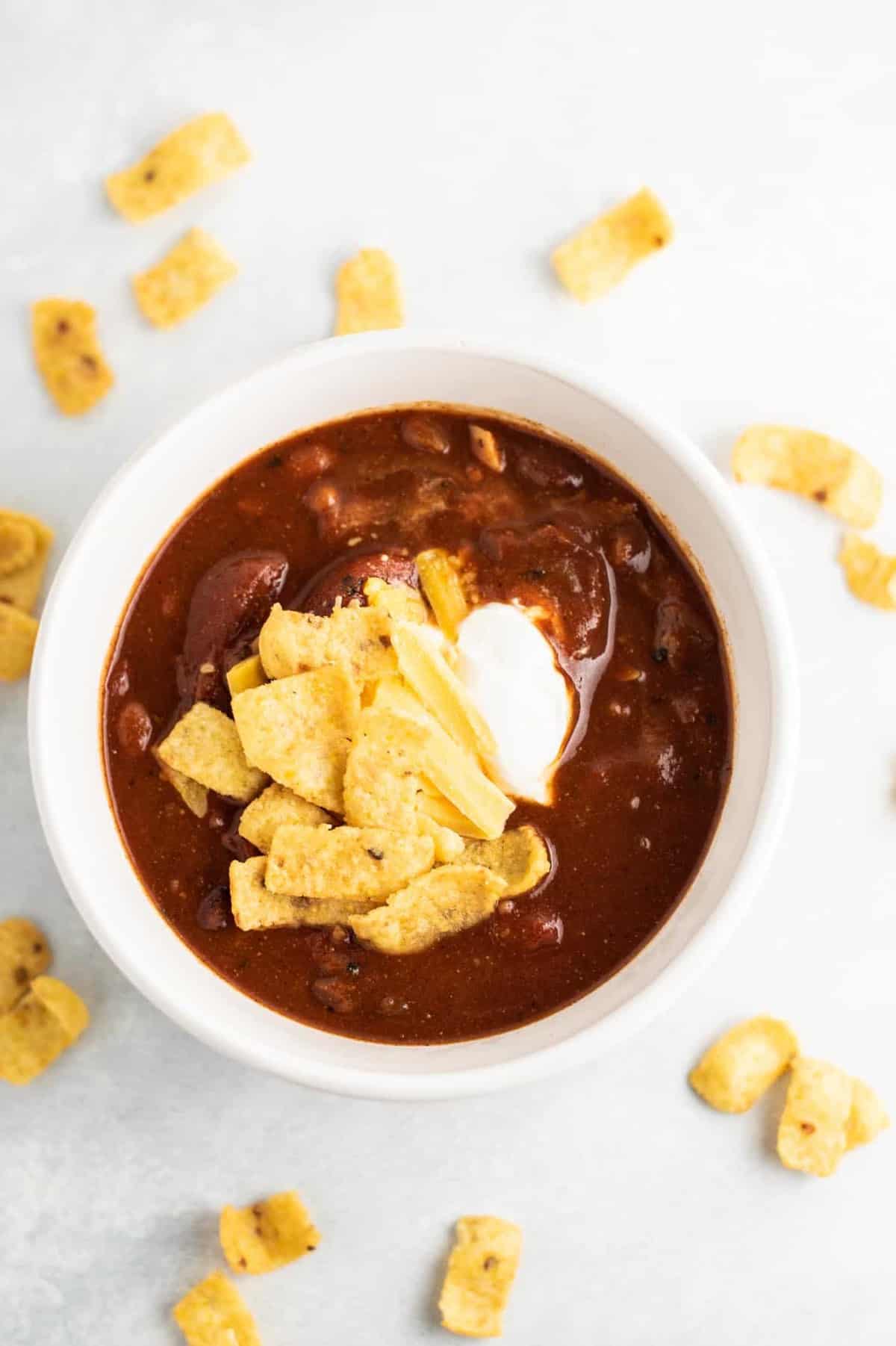 Crock Pot Vegetarian Chili