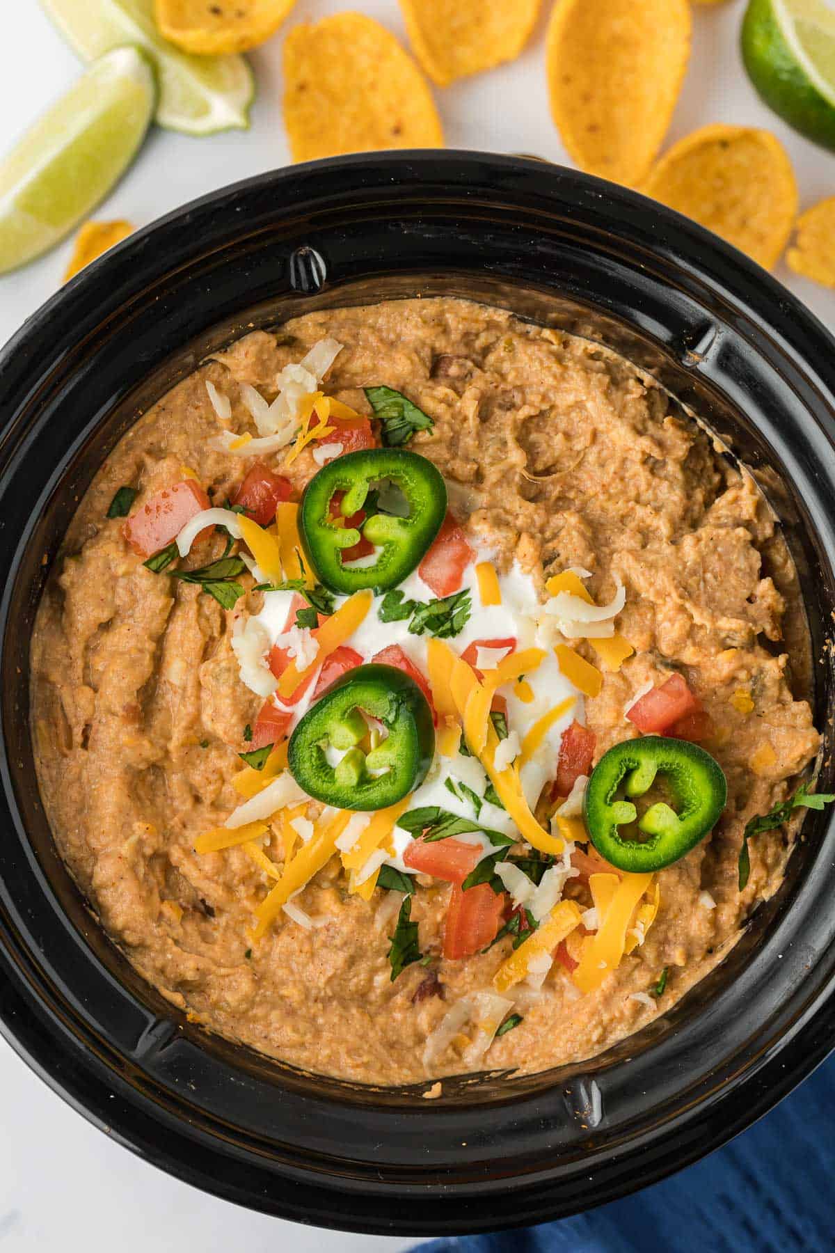 Crock Pot Bean Dip