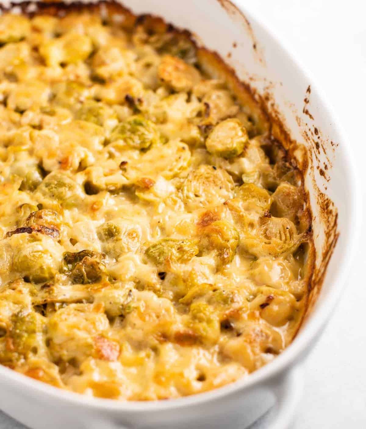 Cheesy Brussels Sprouts