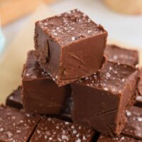 pieces of fudge stacked