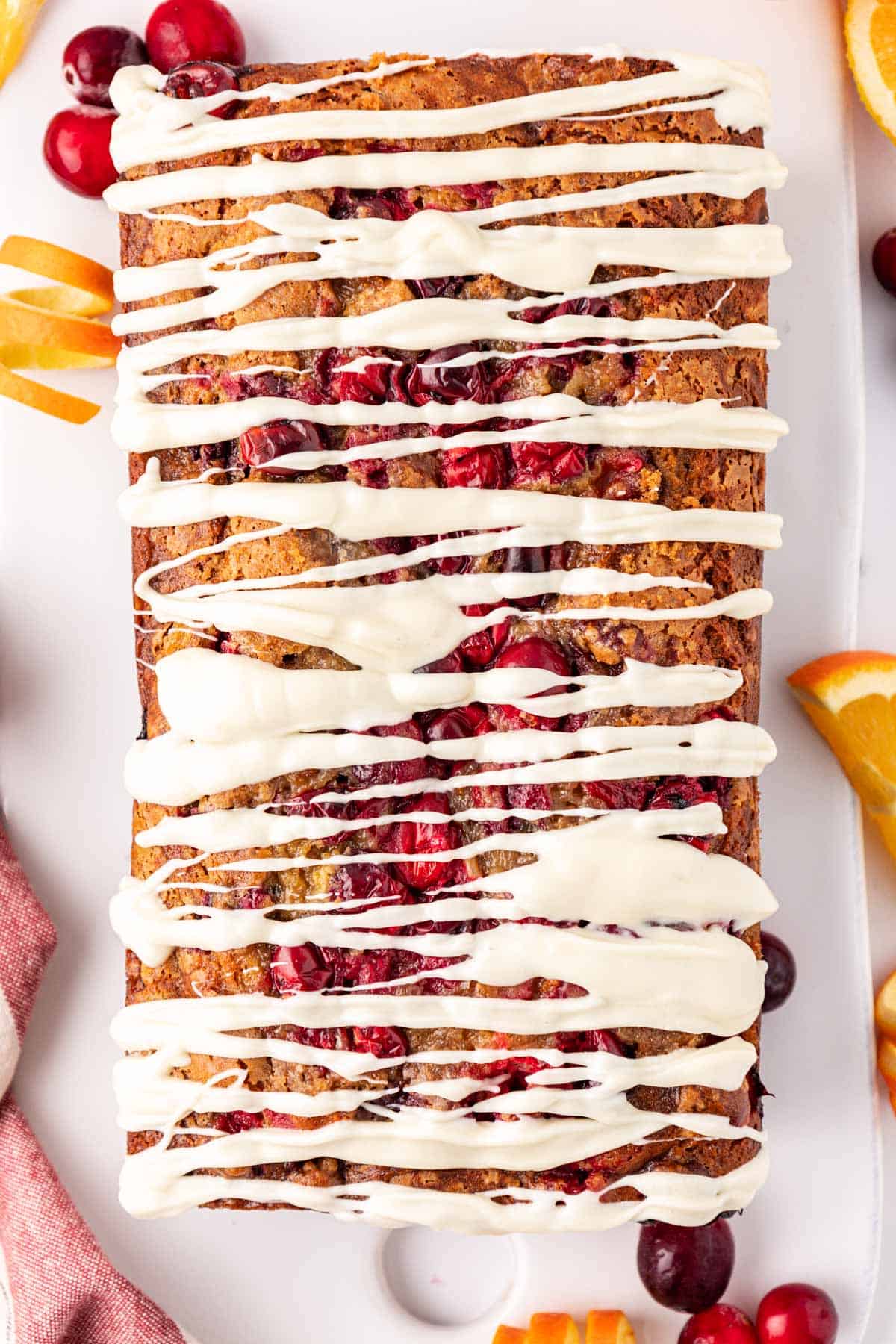 cranberry eggnog bread