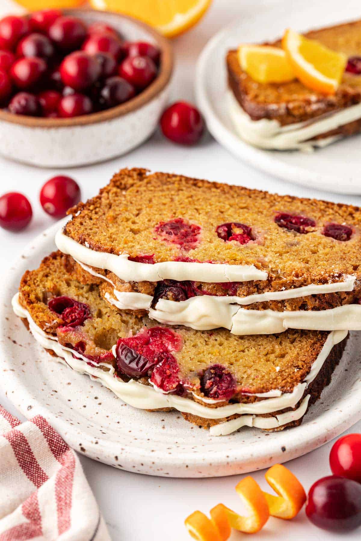cranberry eggnog bread