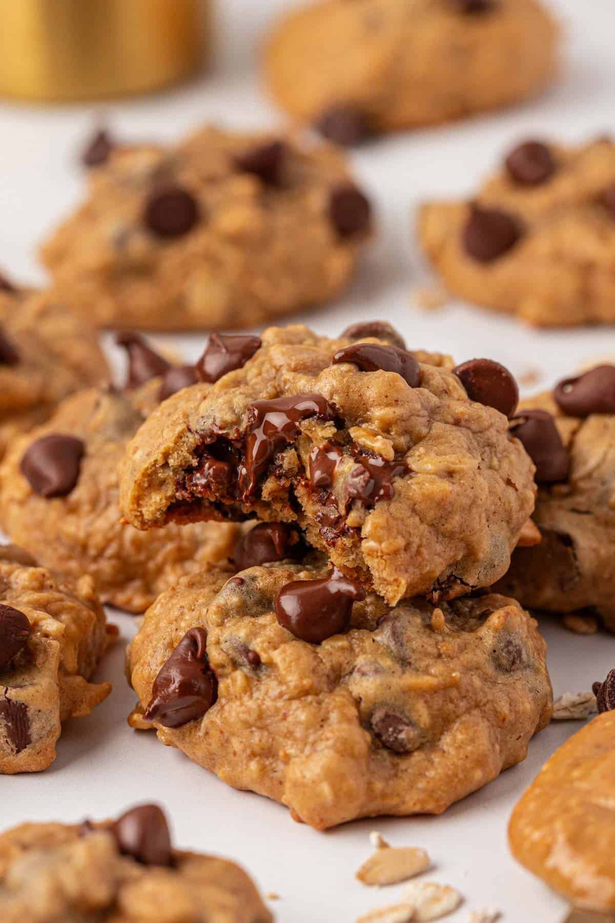 Peanut Butter Oatmeal Chocolate Chip Cookies