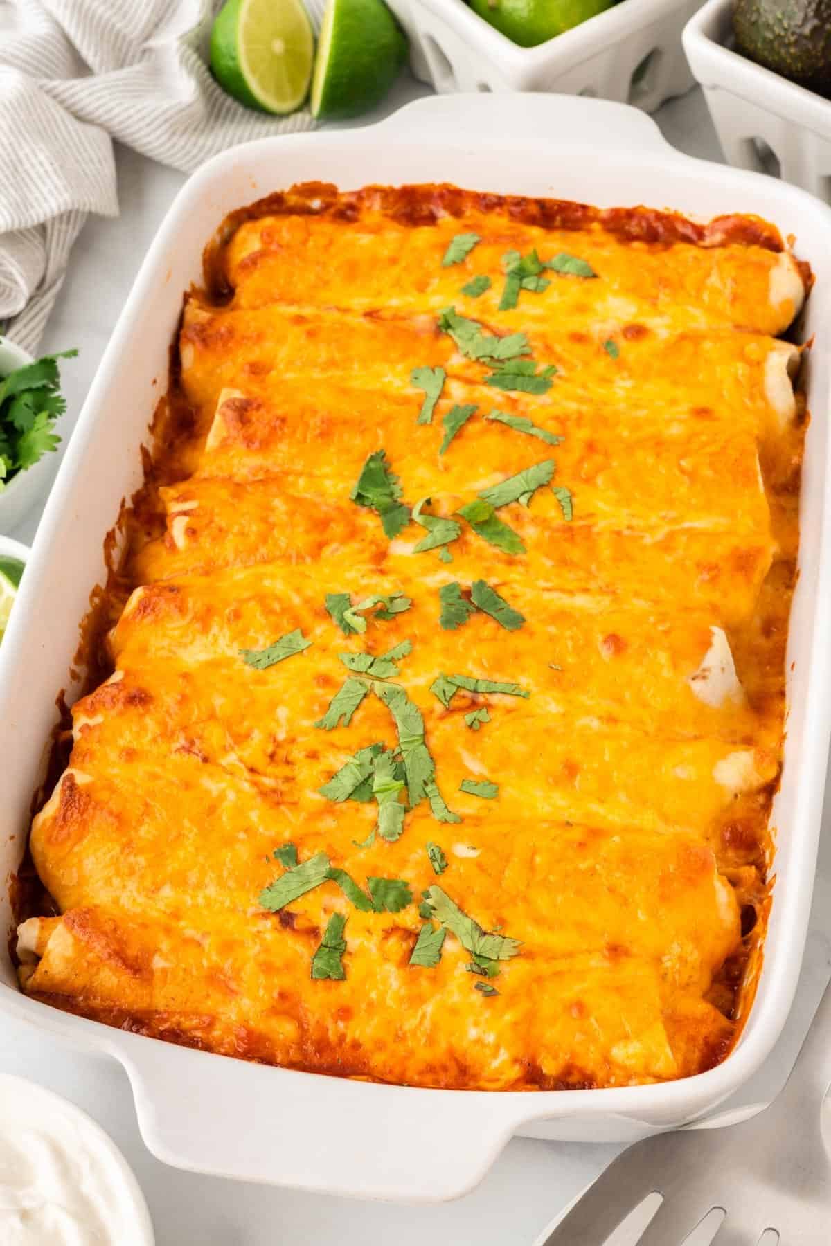 sweet potato black bean enchiladas