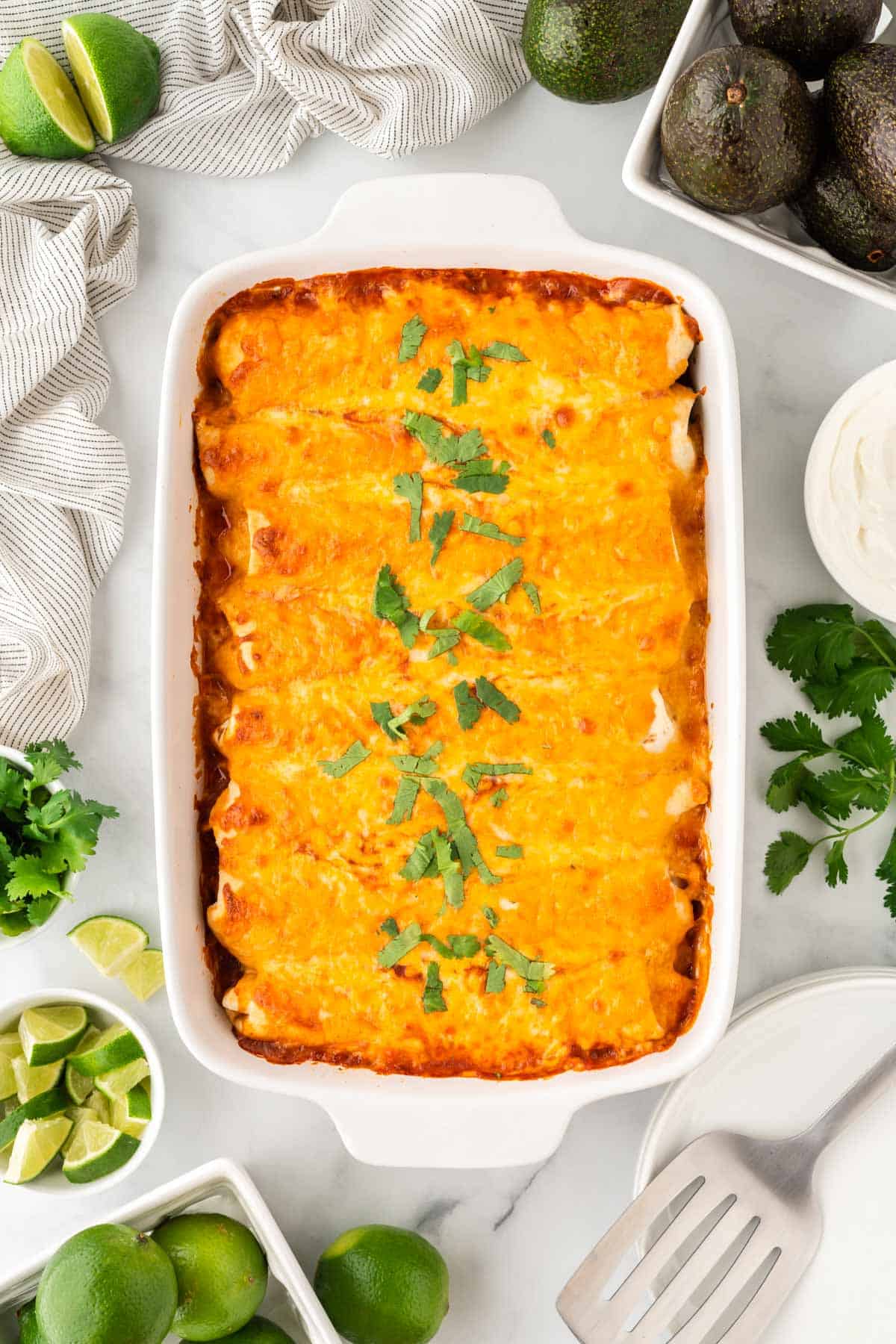Sweet Potato Black Bean Enchiladas