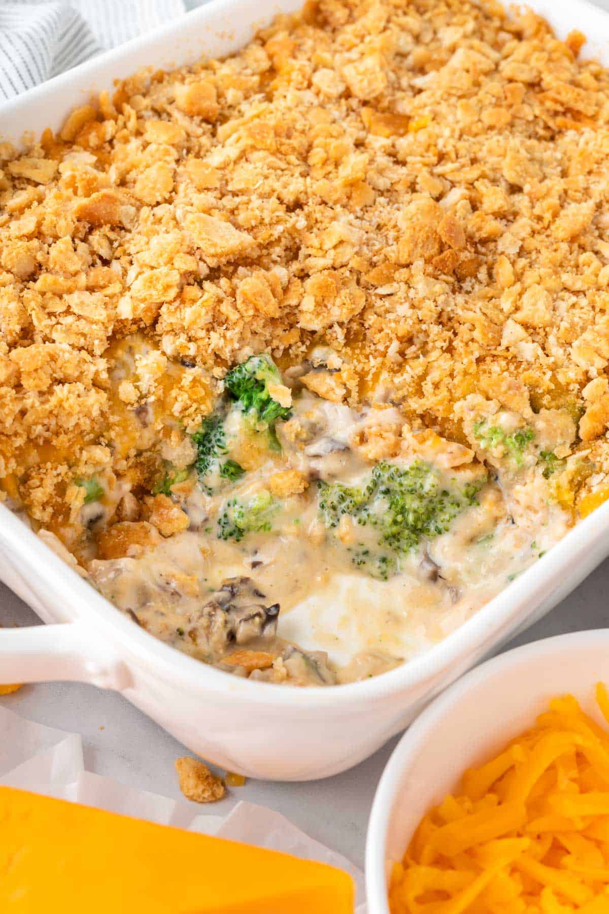 Broccoli Casserole with Ritz Crackers