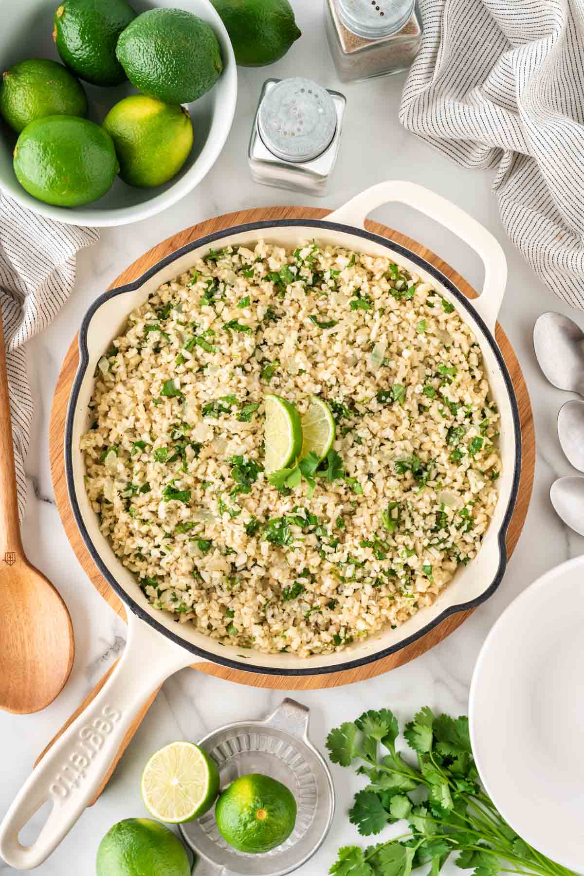Cilantro Lime Cauliflower Rice