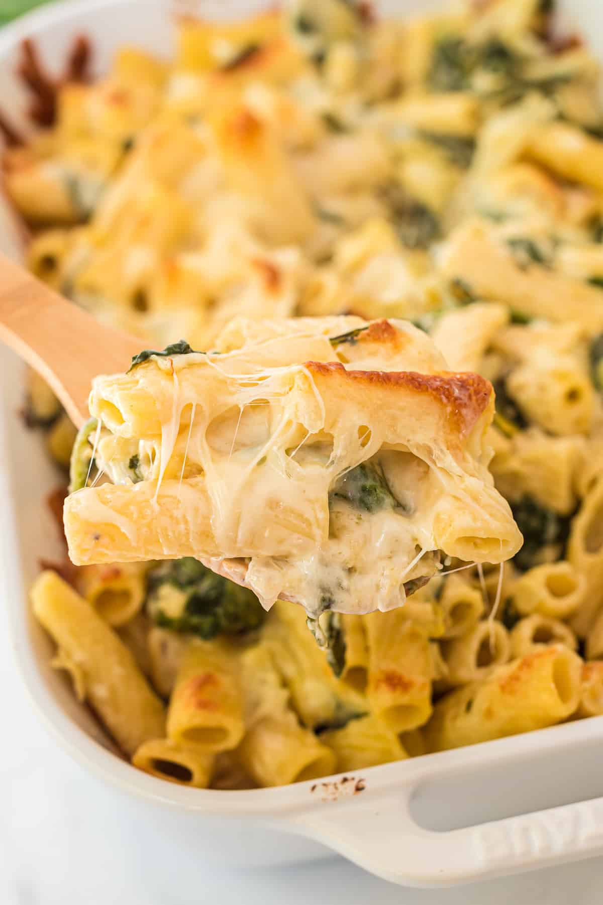 Spinach Artichoke Pasta Bake