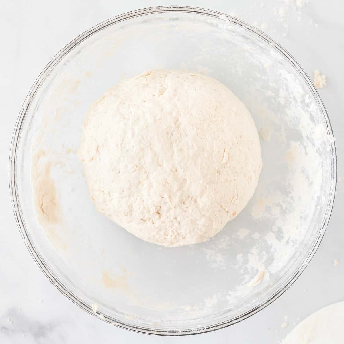 dough ball in a bowl