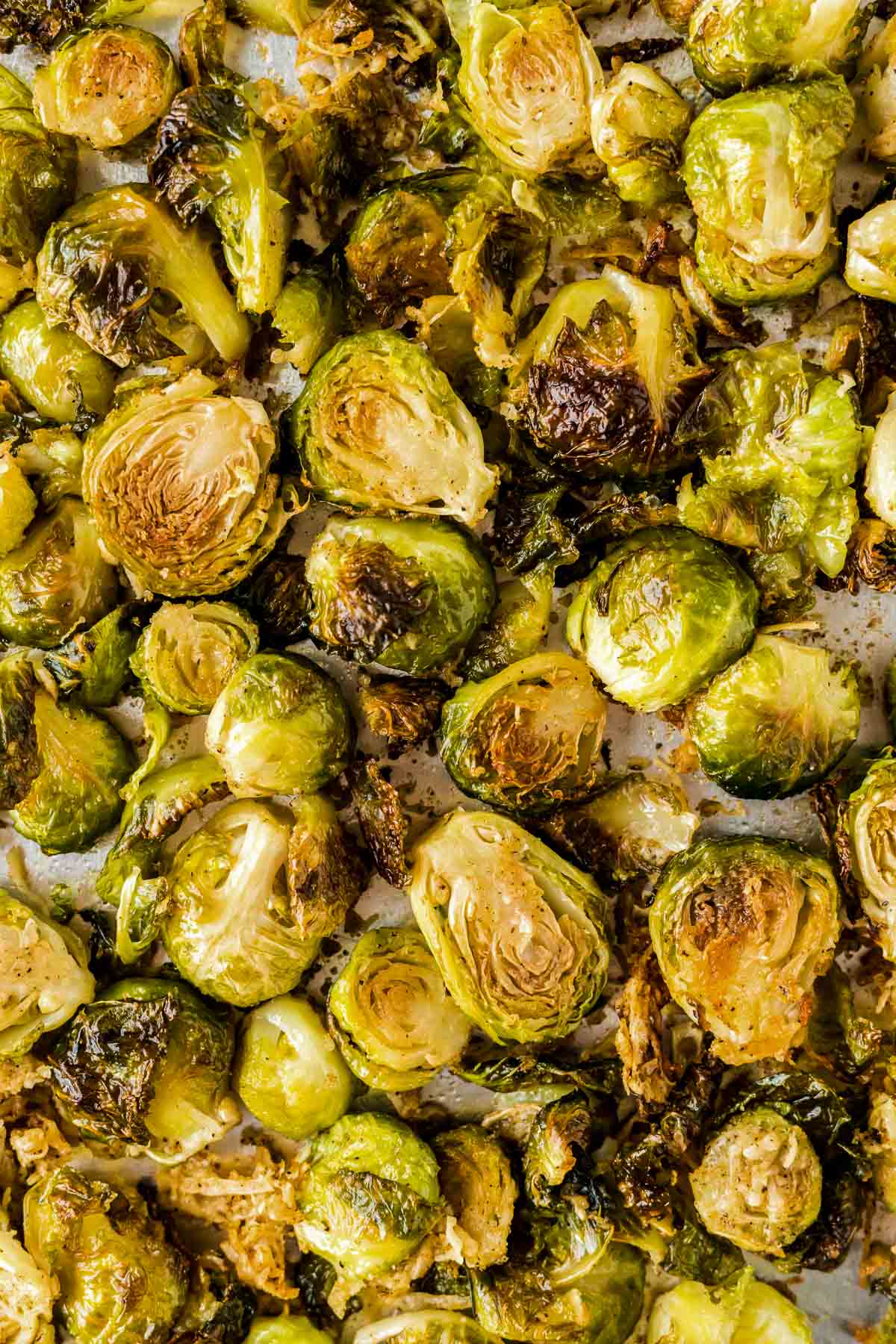 Roasted Brussels Sprouts With Parmesan