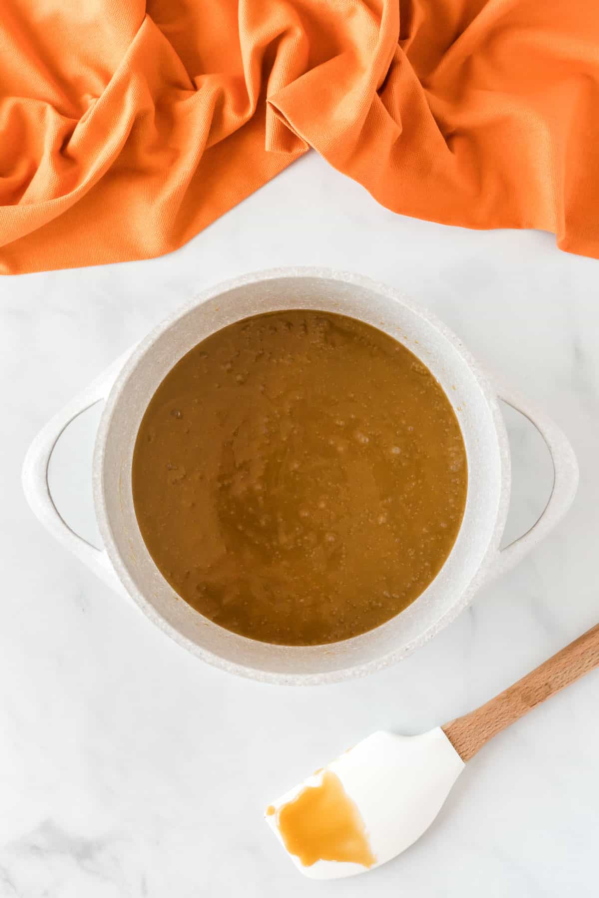 toffee brown sugar butter melted together