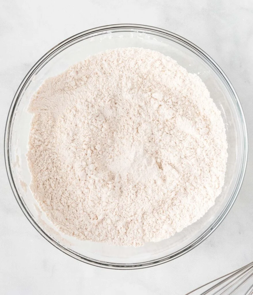 dry ingredients mixed together in a bowl