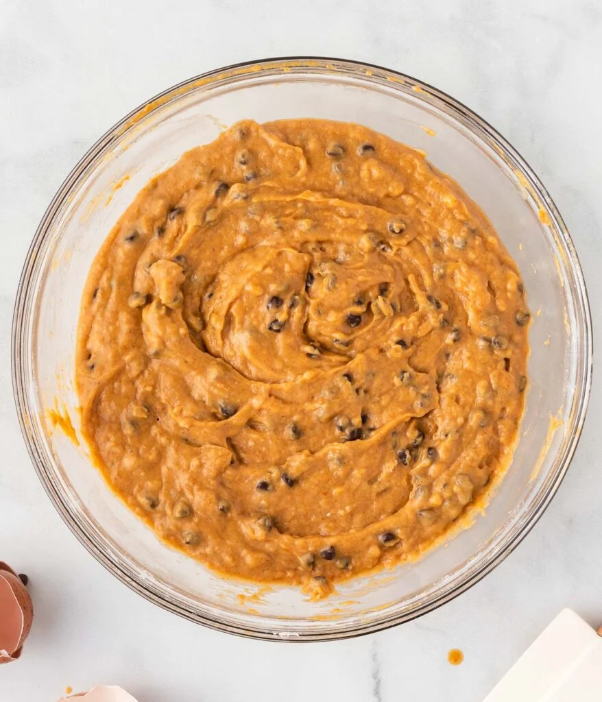 pumpkin mini muffin batter