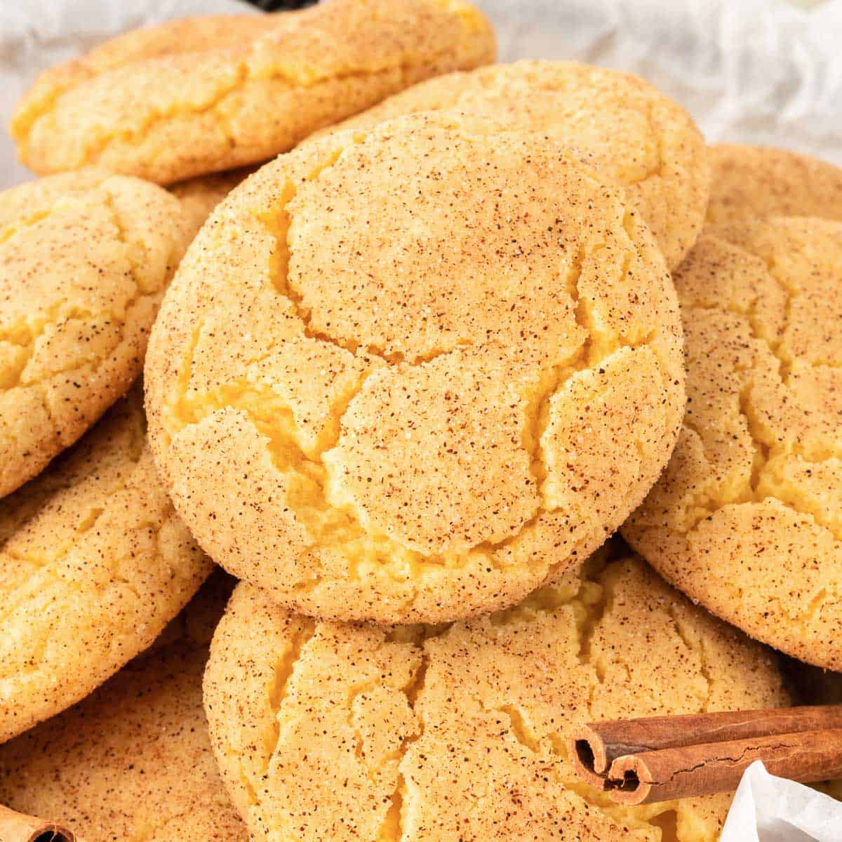 Cake Mix Snickerdoodles