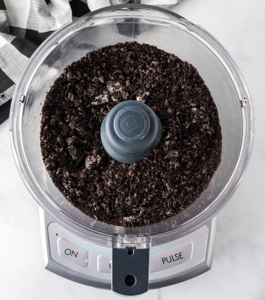 oreos in a food processor ground up