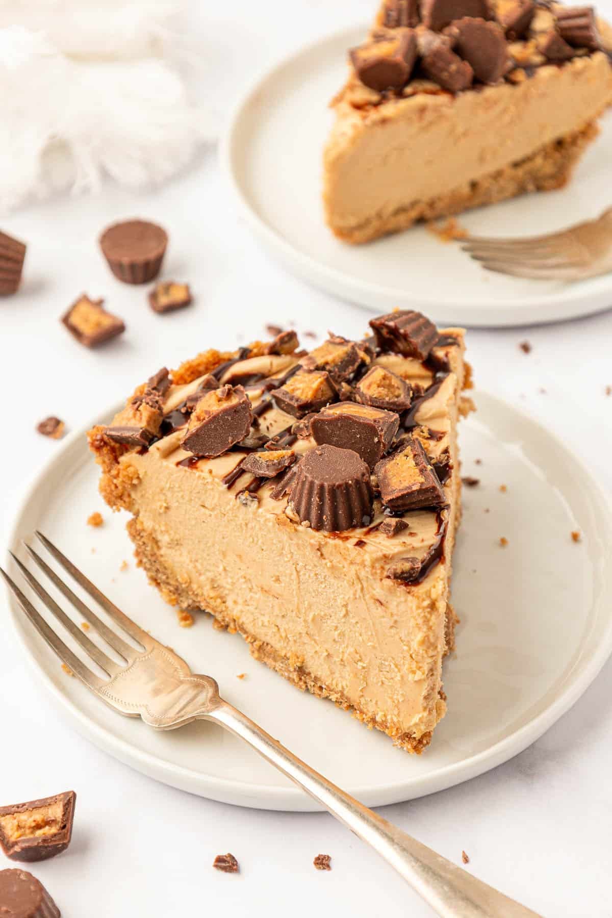 No Bake Peanut Butter Pie