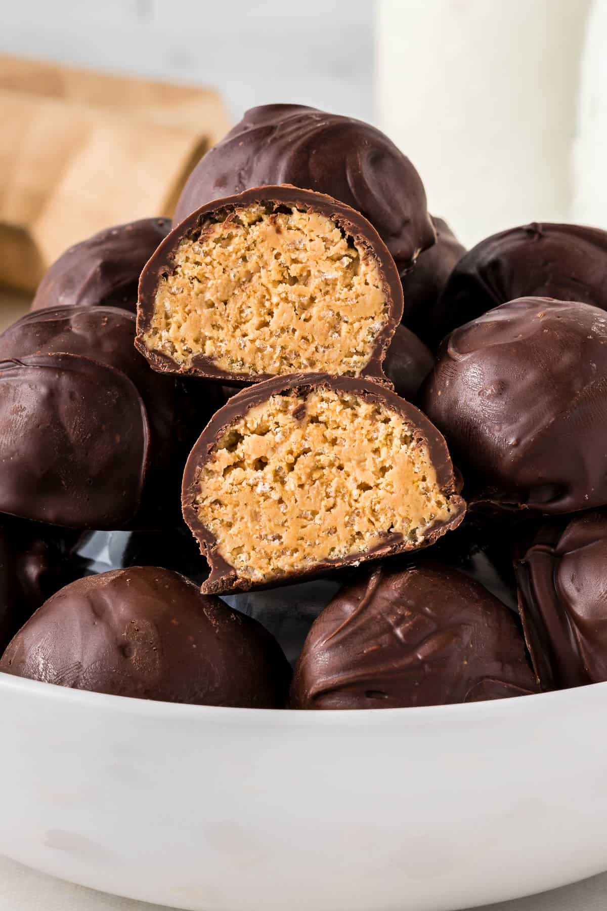 Peanut Butter Balls with Rice Krispies