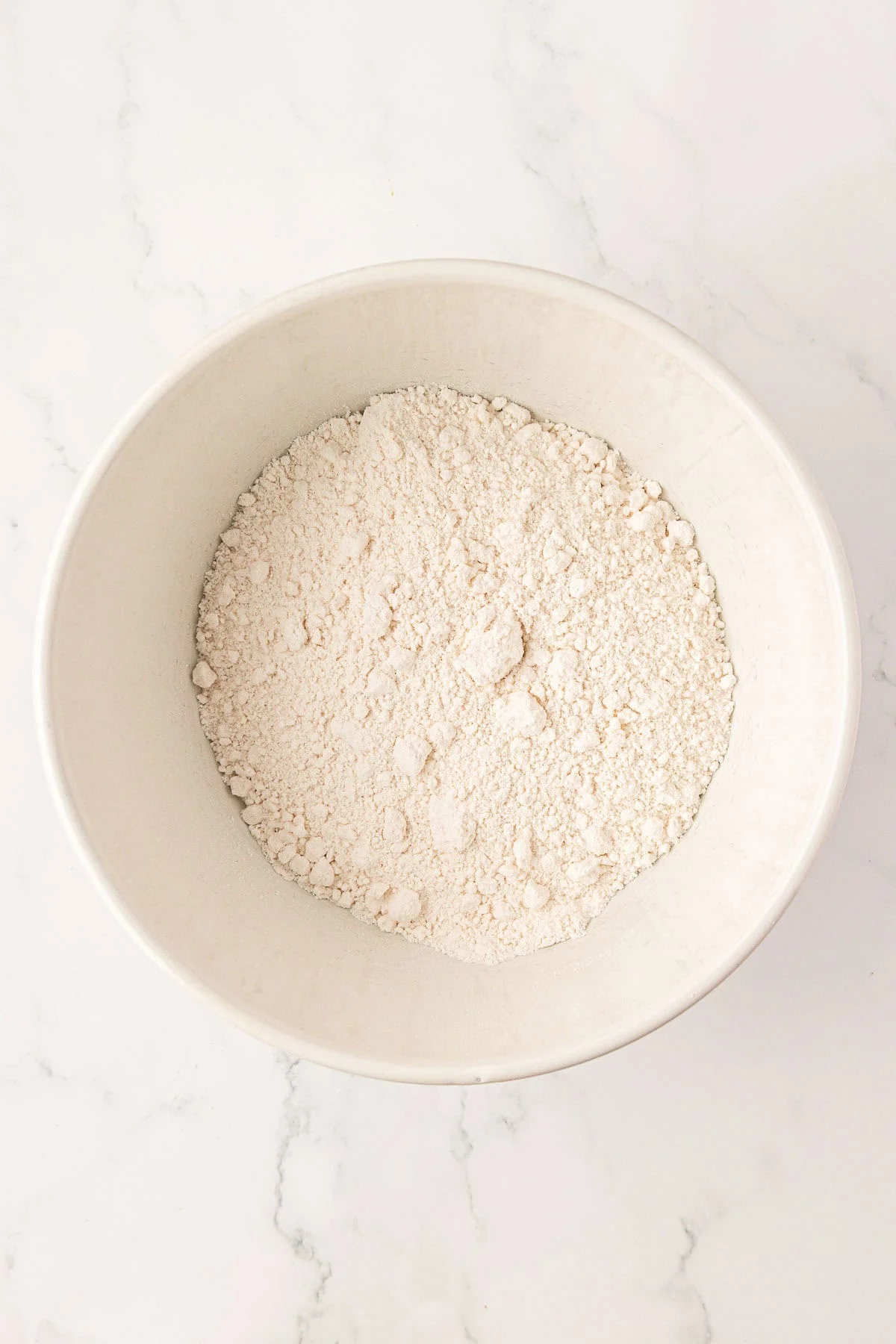 cake mix in a bowl
