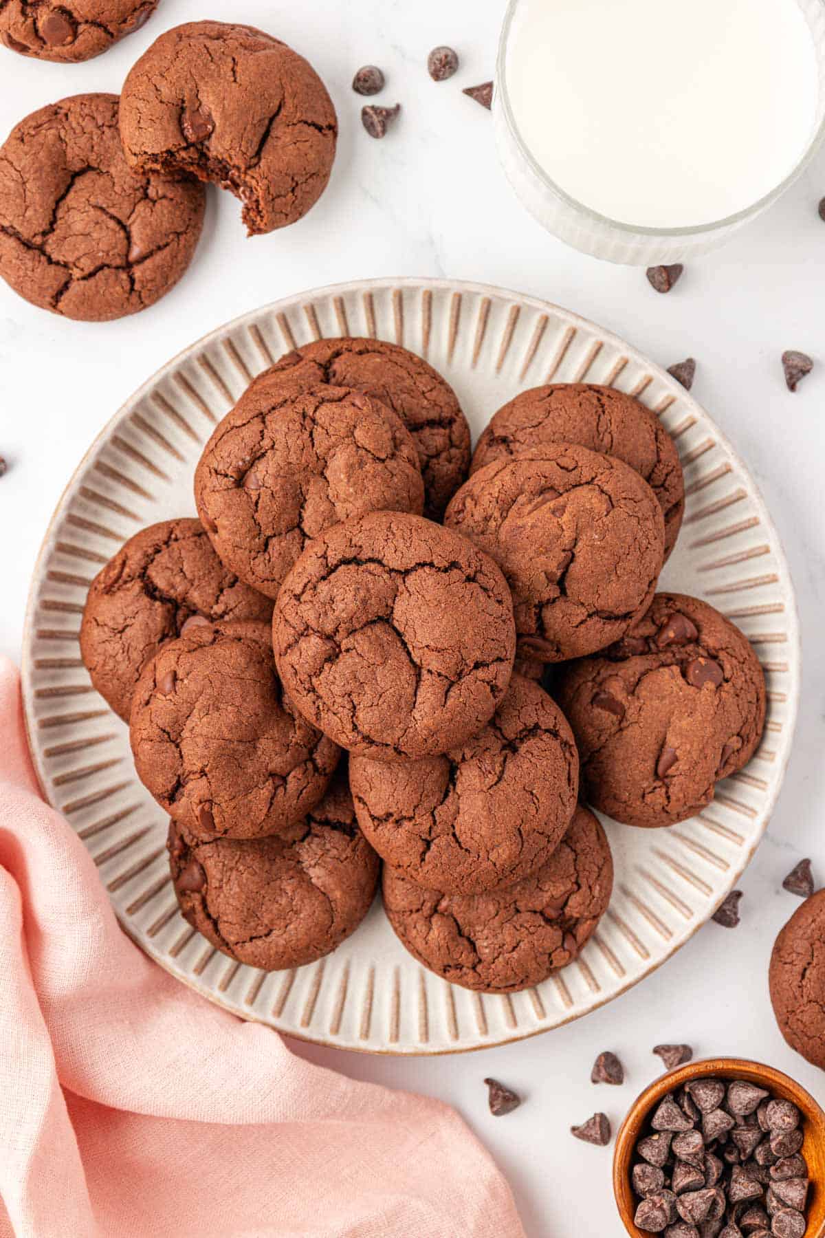 chocolate cake mix cookies