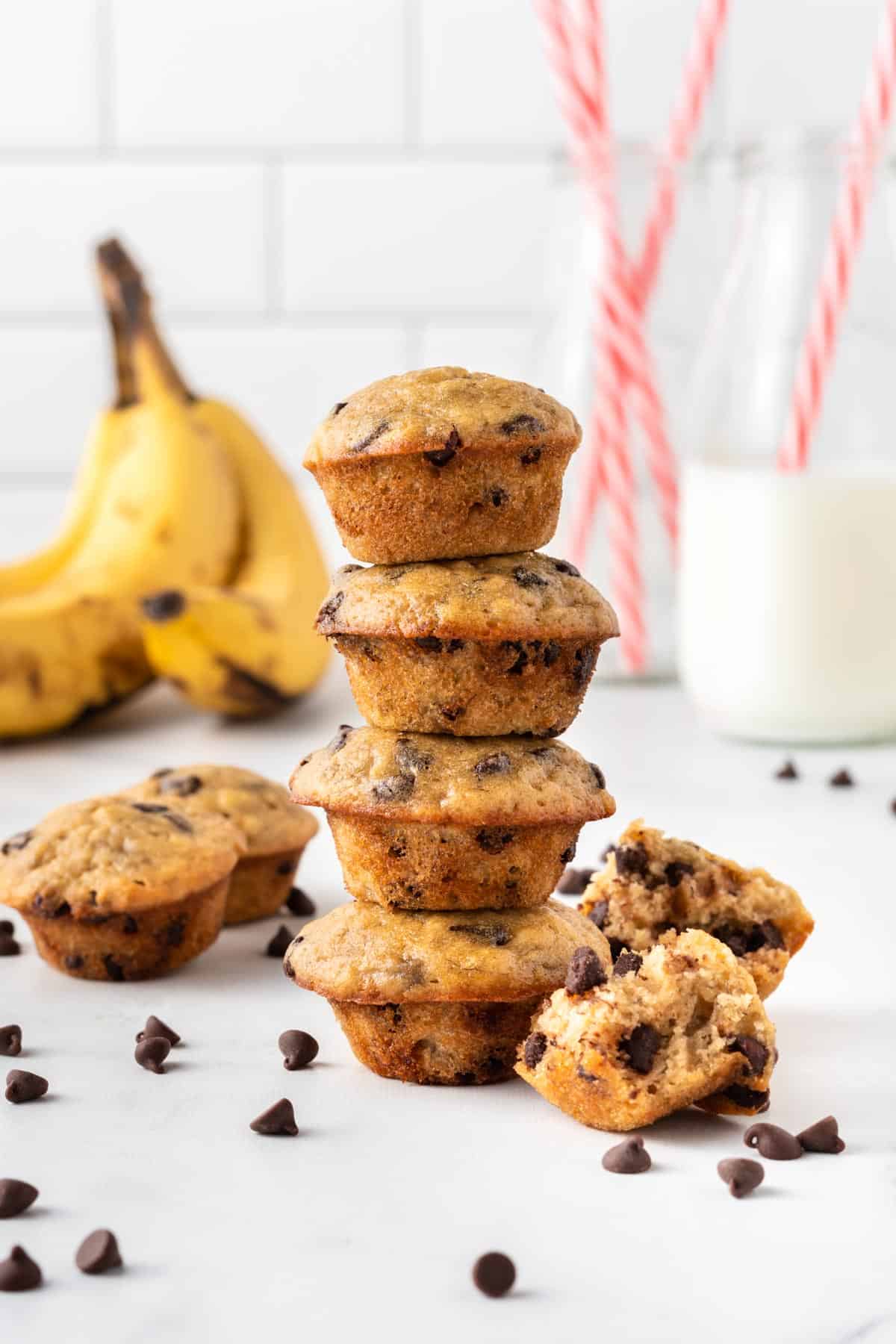 Mini Banana Muffins