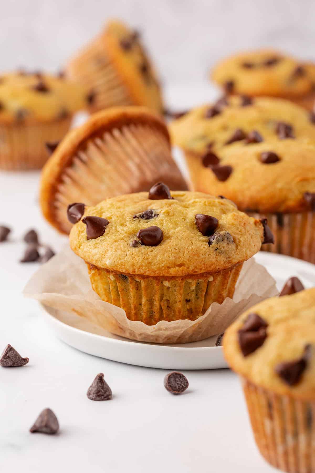 cake mix chocolate chip muffins