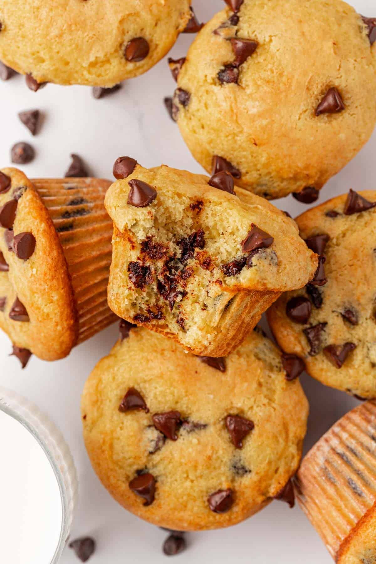 cake mix chocolate chip muffins