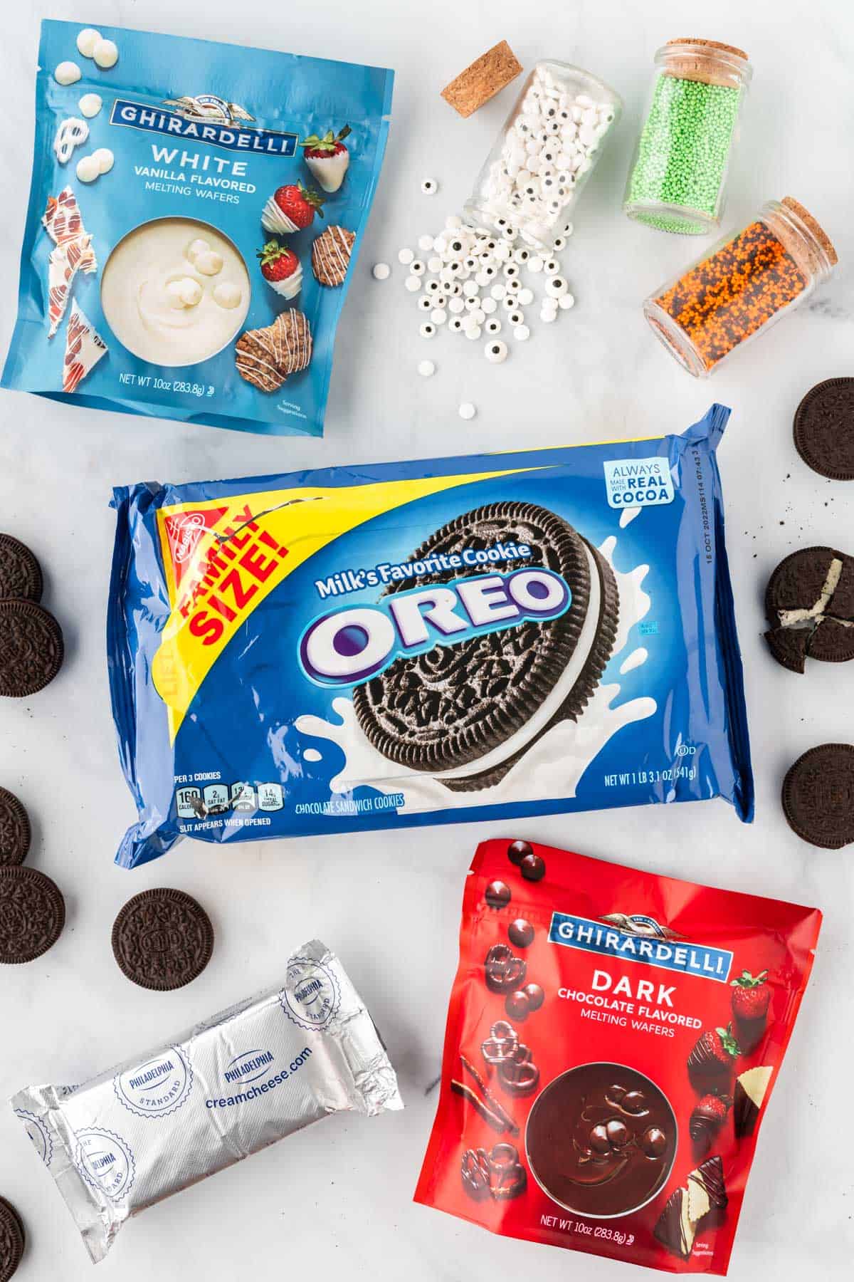 ingredients needed to make oreo balls