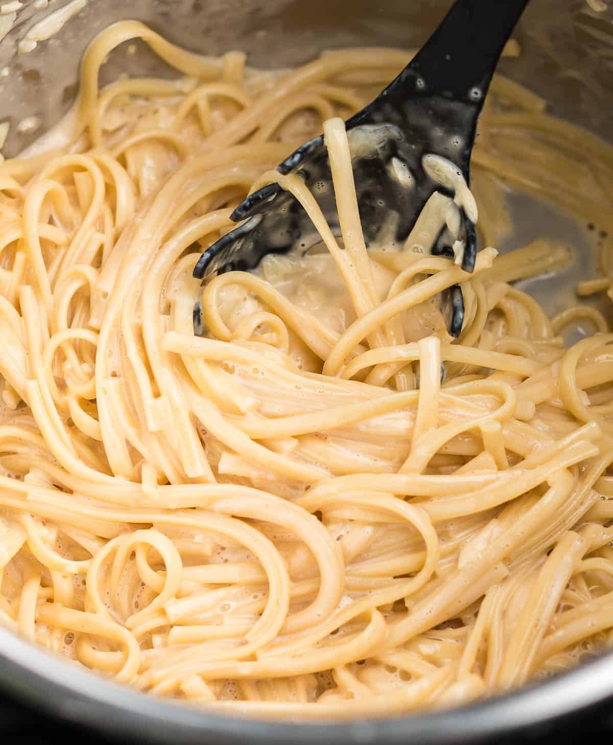 creamy linguini in the instant pot