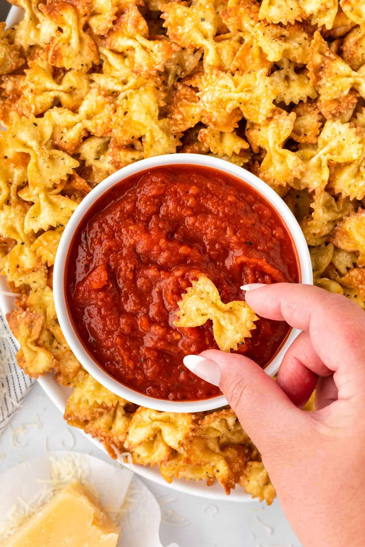 Air Fryer Pasta Chips
