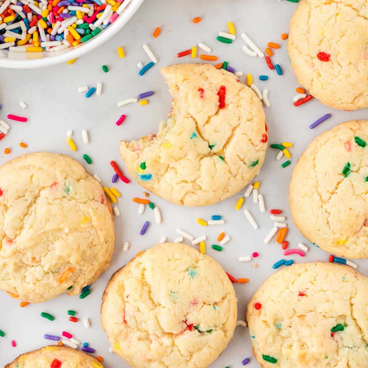cake mix funfetti cookies
