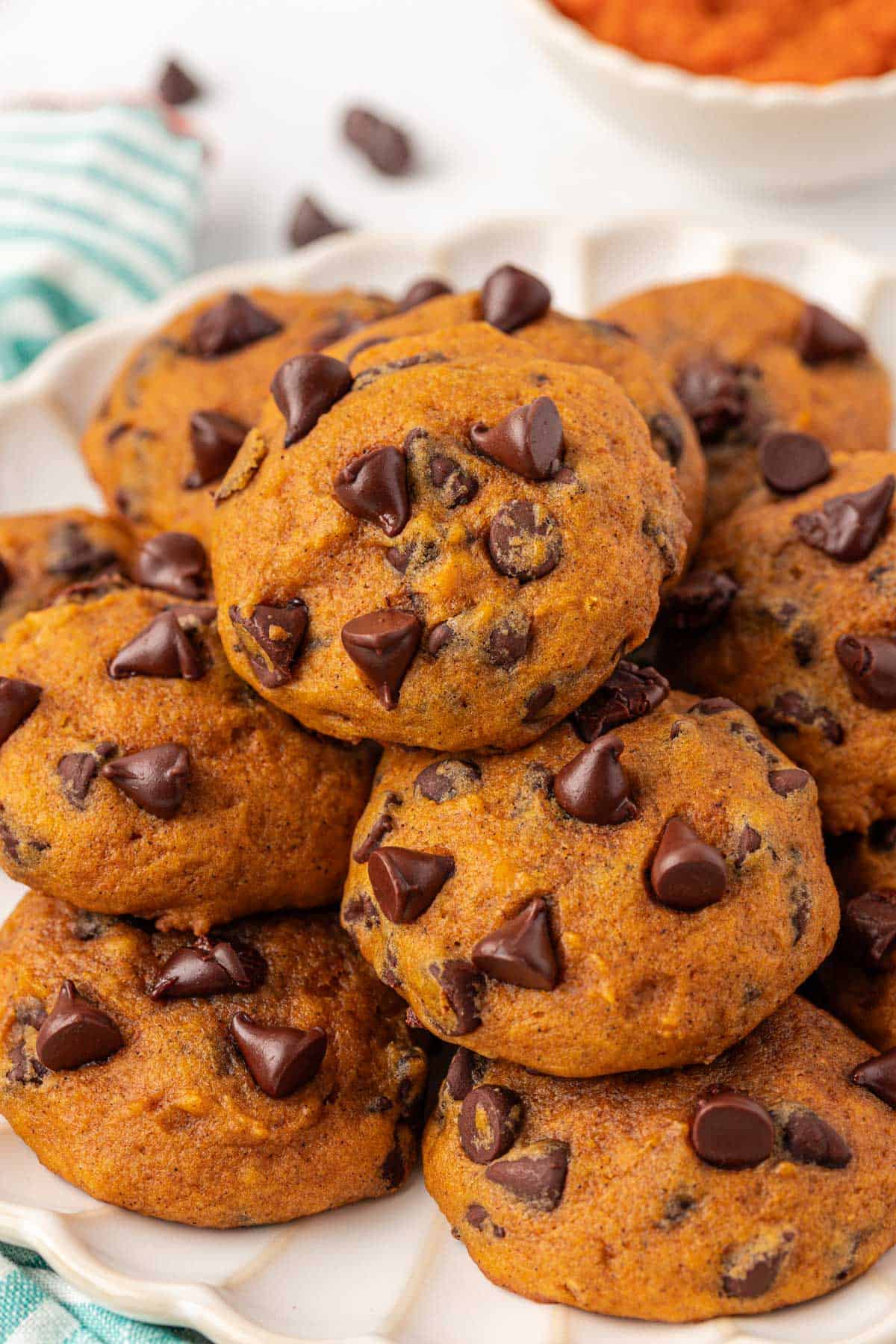 pumpkin chocolate chip cookies